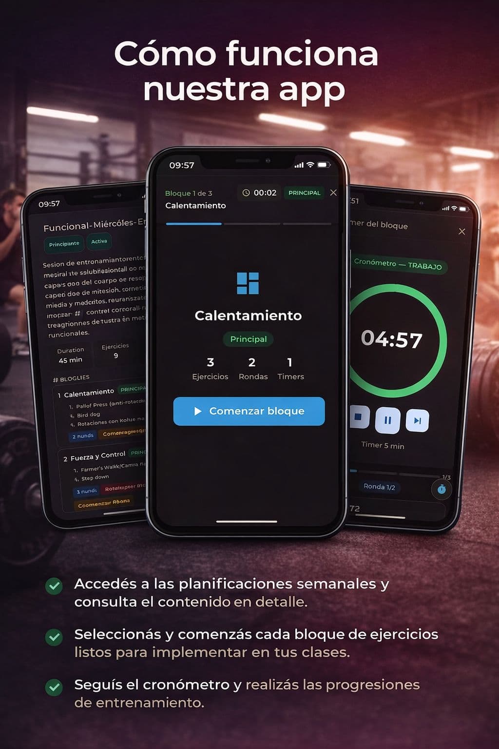 Cómo funciona la App GGM Fitness
